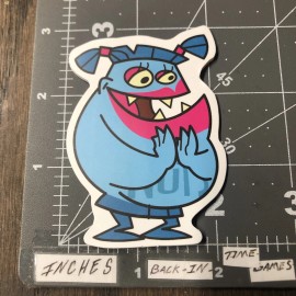 Nuts Monster Adult Humor Laptop Guitar Decal Sticker B8V