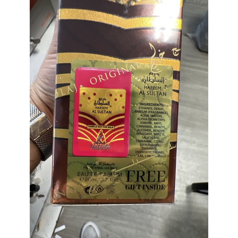 Khadlaj ORIGINAL Hareem Al Sultan Gold Perfumes- Concentrated Perfume Oil