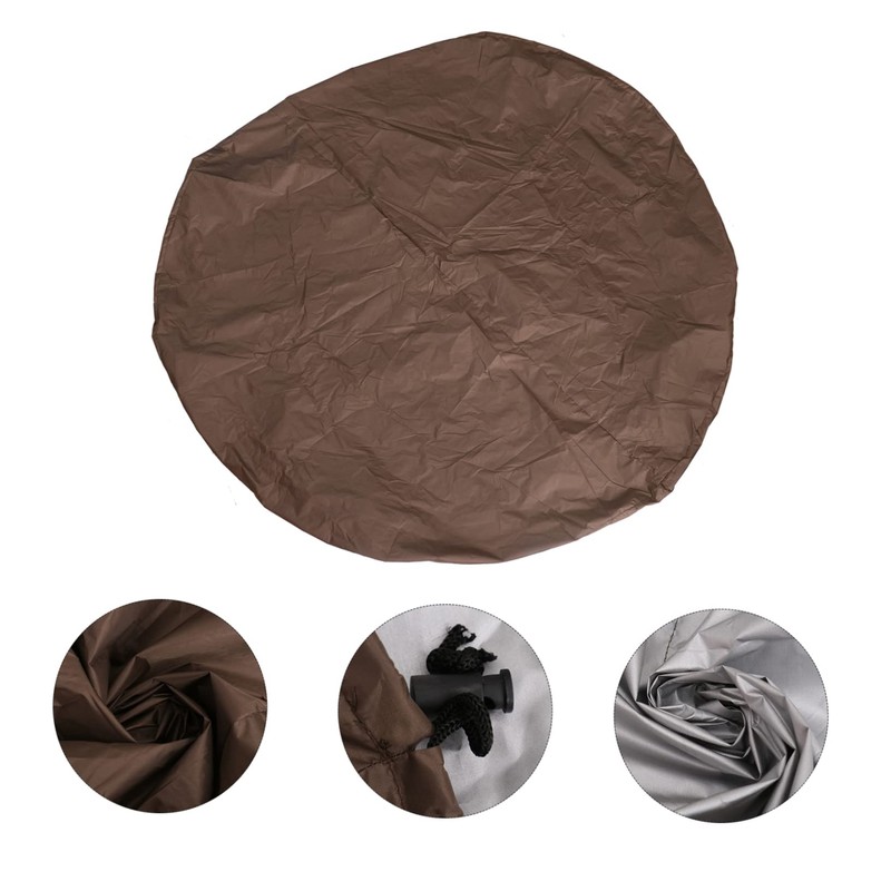 Abaodam 1Pc Round Hot Tub Cover Durable Outdoor Spa Protector