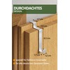 4smile Door Hooks Inside Made of Stainless Steel, Set of