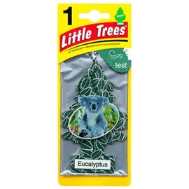 LITTLE TREES Car Air Freshener | Hanging Paper Tree for Home or Car | Eucalyptus | 1 Pack