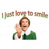 Buddy The Elf salutationSticker, Funny Christmas Window Sticker Car Sticker