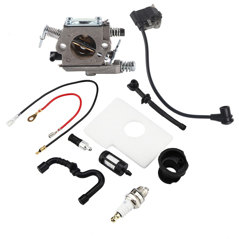 Carburetor Ignition Coil Carb Set for Stihl Walbro 017 018
