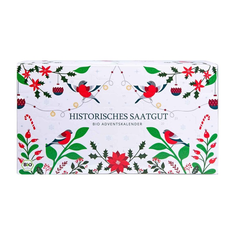 Organic Seeds Advent Calendar "Historical Varieties", 24 x Old Vegetable