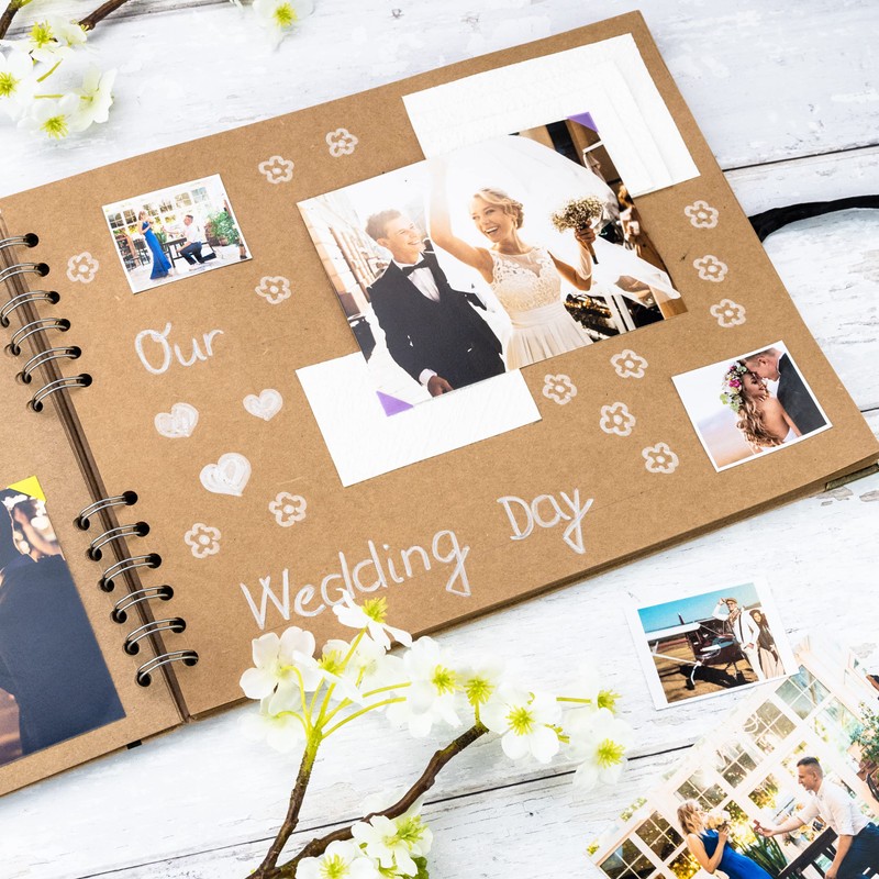Bstorify Large Photo Album Scrapbook 50 Pages 28 x 22