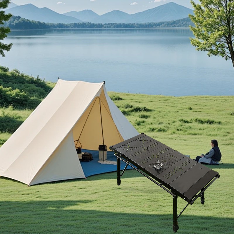 Camping IGT Table Board Lightweight Detachable Aluminum Alloy 0.5 Unit