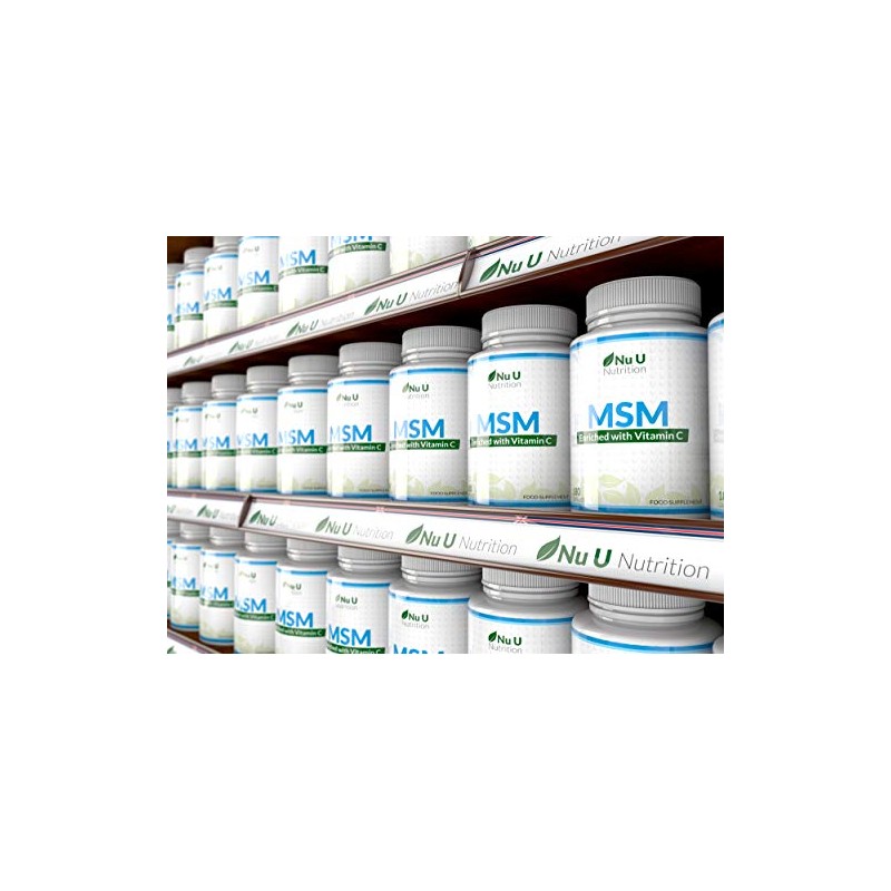 MSM Capsules - 180 Methylsulfonylmethane Capsules (3 Month Supply) -