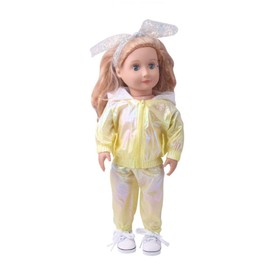 DUORUI Doll Clothes Sports Outfit Hooded Jacket for American Girl Doll 18 Inch