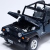 Maisto 1:27 Jeep Wengler Rubicon Matte Blue Diecast Model Car