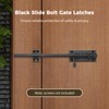 2 Packs 12" Slide Bolt Latches, Heavy-Duty 304 Stainless Steel