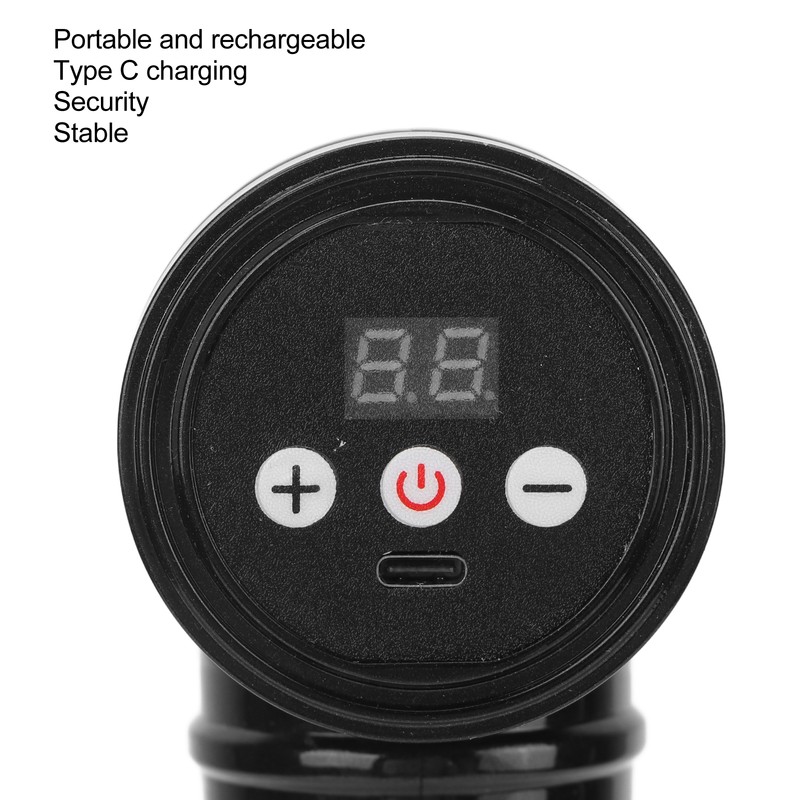 Deep Tissue Massager Handheld Reduce Pain Portable 32 Gear Adjustable