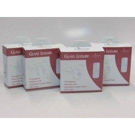 EzFlow Lot of 4 EZ Flow Leisure Tips, No.3 Glass, 50 Count