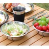 Lafuntar Camping Plate Bowl Cup Cutlery Set for 2, Camping