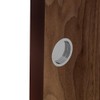 SLID'UP Sliding Door Handle Set Round Brushed Nickel for Passage