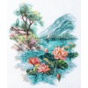 Magic Needle Blooming Lotuses 70-01 Counted Cross-Stitch Kit