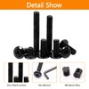 30 Set Crib Screws Replacement Set,Bed Frame Bolts and Nuts
