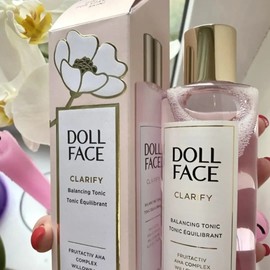 DOLL FACE Clarify Balancing Tonic W/AHA, Willowbark & Glycolic Acid - 8 Oz.-NEW!