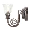 1:12 Dollhouse Wall Lamp LED Warm Lighting Vintage Look Metal