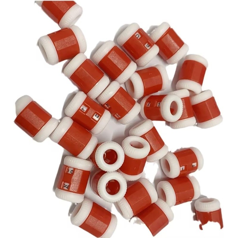 4 Pcs Knit Row Counter Replacement Reusable Plastic Crochet Knitting