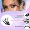Lash Clusters DIY Cluster Eyelash Extensions 280pcs 9‑16mm 40D Fluffy