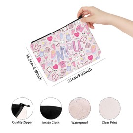 TSOTMO Neonatal ICU Nurse Gift NICU Nurse Makeup Bag Gift for NICU Nurse Appreciation Gift Neonatal Nursing Gift (NICU bag CA)