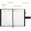 Kesote Black Journal with Lock, Refillable Faux Leather Lock Diary