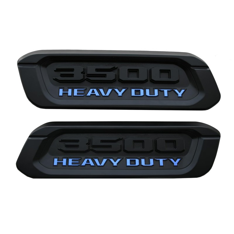 2pack New 3500 Heavy Duty Emblems Left Right Side 3D