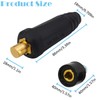 EATBALE DKJ35-50 & DKZ35-50 200Amp-300Amp Connector-Plug Replacement Parts for TIG