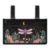 Gomyblomy Dragonfly Moon Wheelchair Side Bag Portable Wheelchair Accessories Adults