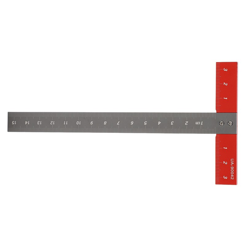 T Square Ruler Aluminum Alloy Accurate Scale Multifunctional Portable Woodworking