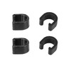 X AUTOHAUX 100pcs Bike Brake Cable Clip C Style Clamp