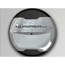 GMC 2024 GMC Hummer EV Spare Tire LETTERING Gloss Black GM OEM NEW 19435233