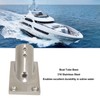 Boat Tube Base Rectangular 316 Stainless Steel Handrail Tube Base