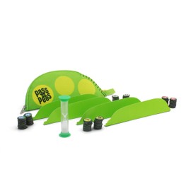 entertoyment Pass the Peas - The Fast-Paced Word Creation Game for Family and Friends with 180 Letter Tiles, 4 Pea Pods, and Sand Timer, Educational Fun for All Ages, Easy to Learn and Play