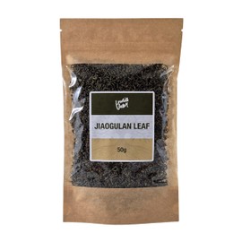 Lowhill Valley Jiaogulan Leaf Tea - Cut and Dried Gynostemma Pentaphyllum - Stress Adaptation Support - Loose Herbal Tea – Immunity Boost – 100% Natural – 50g