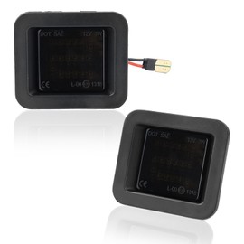 LED License Plate Light Tag Lights Assembly Compatible with 2015-2020 Ford F150,2017-2020 F150 Raptor Number Plate Lamp Pickup Truck Replace (Smoke Lens)