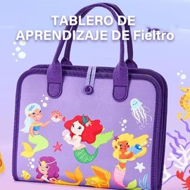 Juguetes Montessori, Tablero Montessori 7 En 1,Actividad Educativa Sensorial Board de Habilidades Motoras Finas,Tablero Sensorial para Juguetes de Via