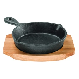 Pyrolux 11851 Skillet with Maple Tray Black, 13.5 cm Diameter