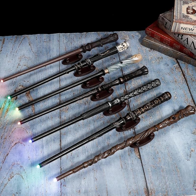Light Up Magic Wizard Wand with 5 Static Light Colors,