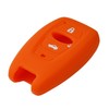 Orange Silicone Key Fob Cover Case Protector Compatible with Subaru