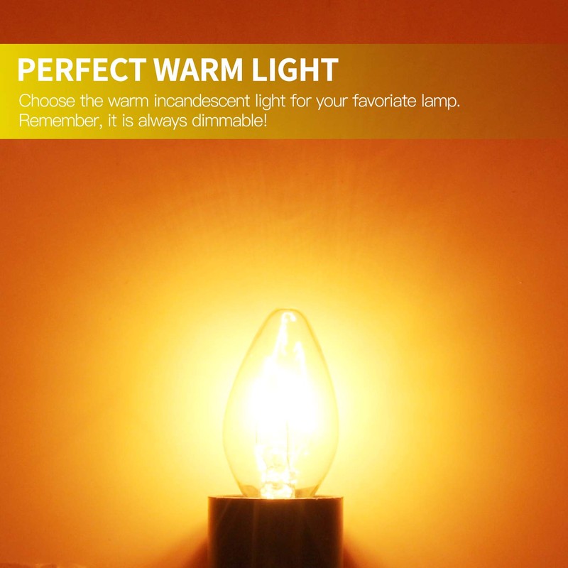 Betus [Original Replacement Long Lasting 15 Watt Dimmable E12 Socket