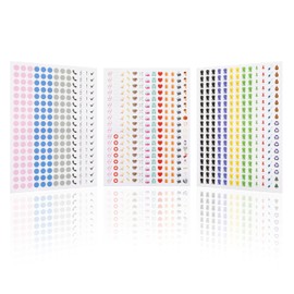 CraftWerk Calendar Sticker Set, 702 Stickers for Wall Calendar, Rubbish Collection, Birthday, Doctor, Holidays and Much More, Ideal Accessory for Organisers, Planners and Family Calendars, 1 x 1 cm