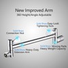 Tecmolog Brass Shower Extender Arm 11 Inch Height & Angle