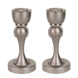 CG PLUS Magnetic Door Stop, Stainless Steel, Magnetic Door Catch, Door Holder, Door Stops, Wall Mounted, Floor Mounted, Door Banging Prevention (Large x 2pack, Satin Nickel)