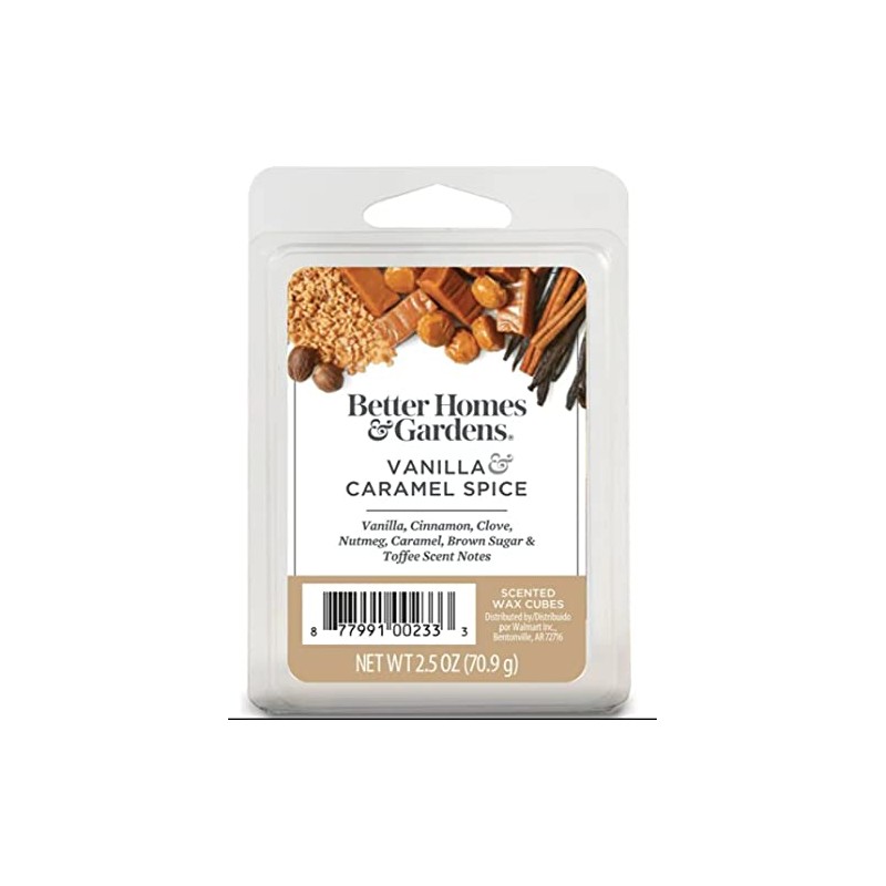 Better Homes and Gardens Wax Cubes, Vanilla Caramel Spice