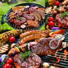 UCEC 50x Kebab Skewers, Skewers for Grilling, Metal Kebab Sticks,