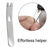 Laroal Stainless Mini Pry Bar Multifunctional Crank Crowbar Tool Pocket