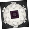 Mikinona Tablecloth for Tarot Cards Non Slip Divination Cloth Eight