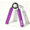 Hand Grip Strengthener Set, 50 LB Resistance, Metal Construction, Purple,