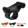 NICECNC Black Aluminum Motorcycle Exhaust Bracket Mount Hanger Muffler Bracket